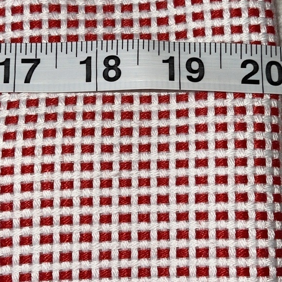 Halogen Red & White Gingham Print Pencil skirt Sz. 10 - Picture 10 of 14